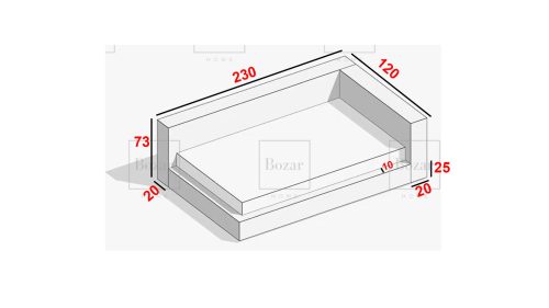 Lit Enfant Junior 90*200 + Rangement (Disponible à Casablanca)