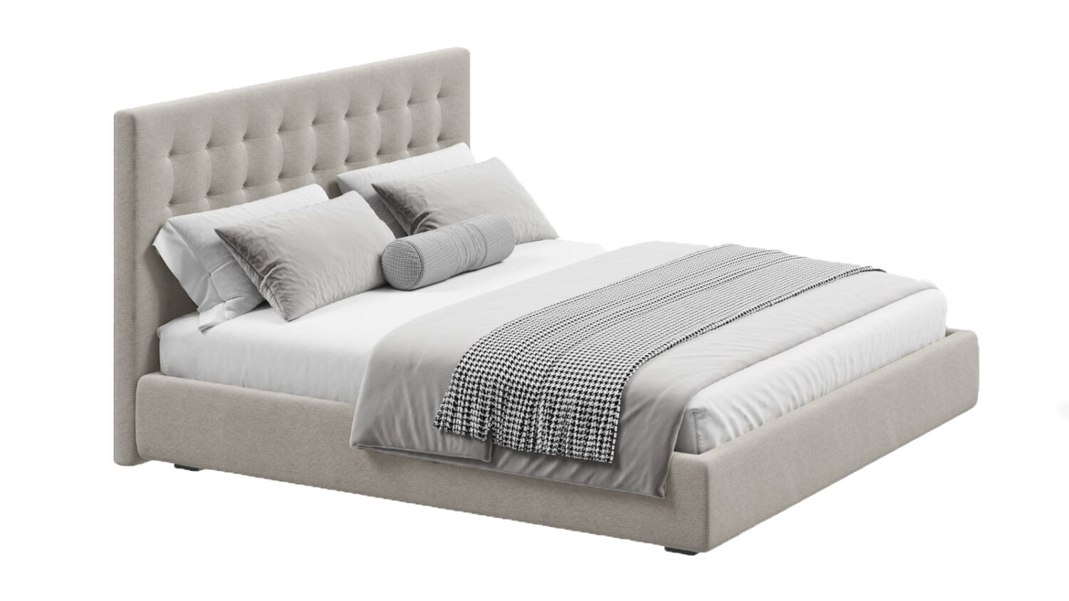 Lit Arca Double Rangement Toile 160/200 (Réf 2.2y) (Casa)