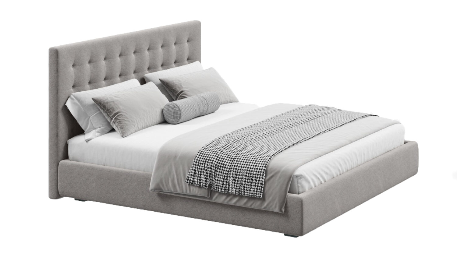 Lit Arca Double Rangement Toile 160/200 (Réf 1.1y) (Casa)