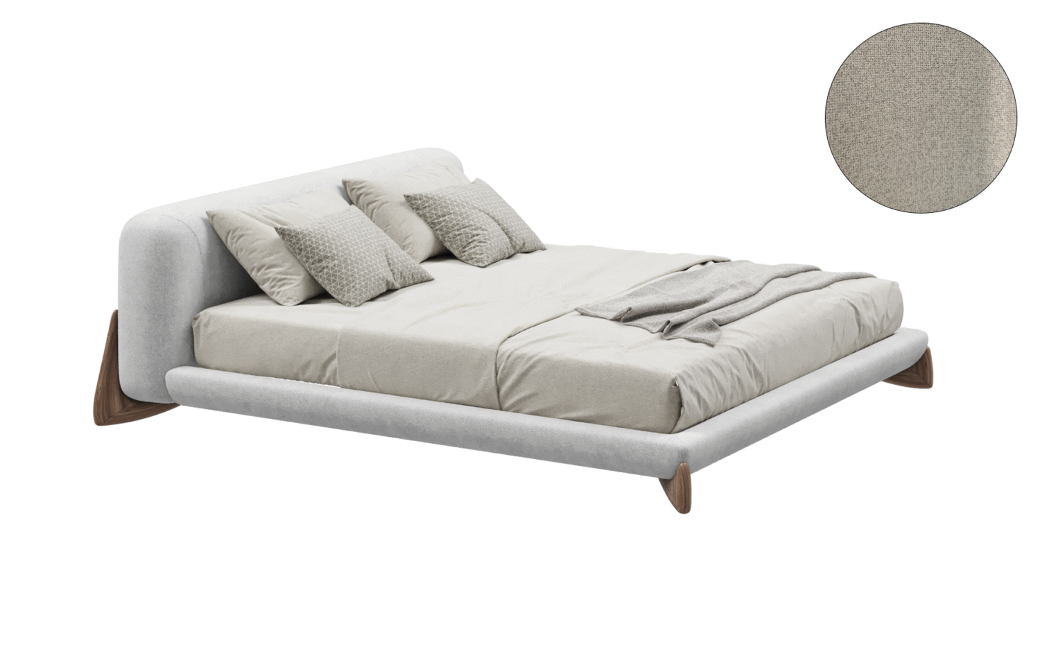 Lit Poada Toile 120/200 (Casa)