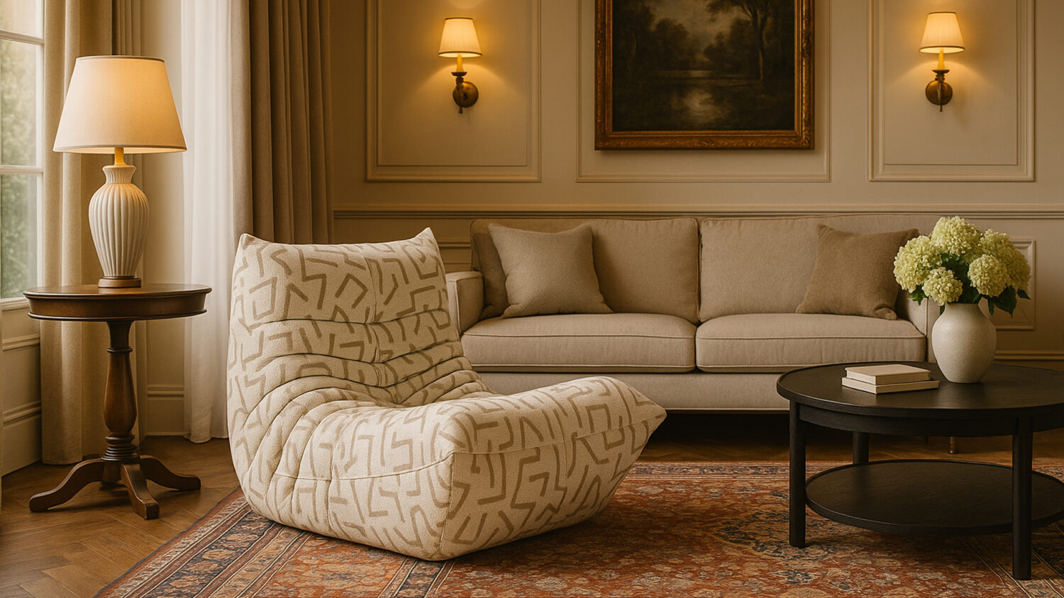 Fauteuil Hugo Bouclette (Agadir)