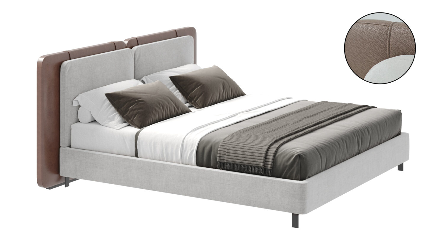 Lit Wallace 180*200 avec rangement