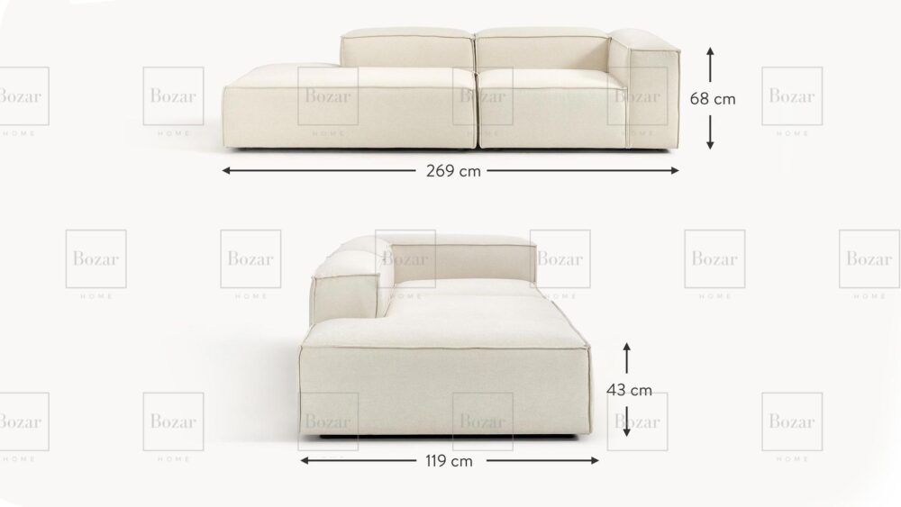 Canapé modulaire Miami Beige – Image 5