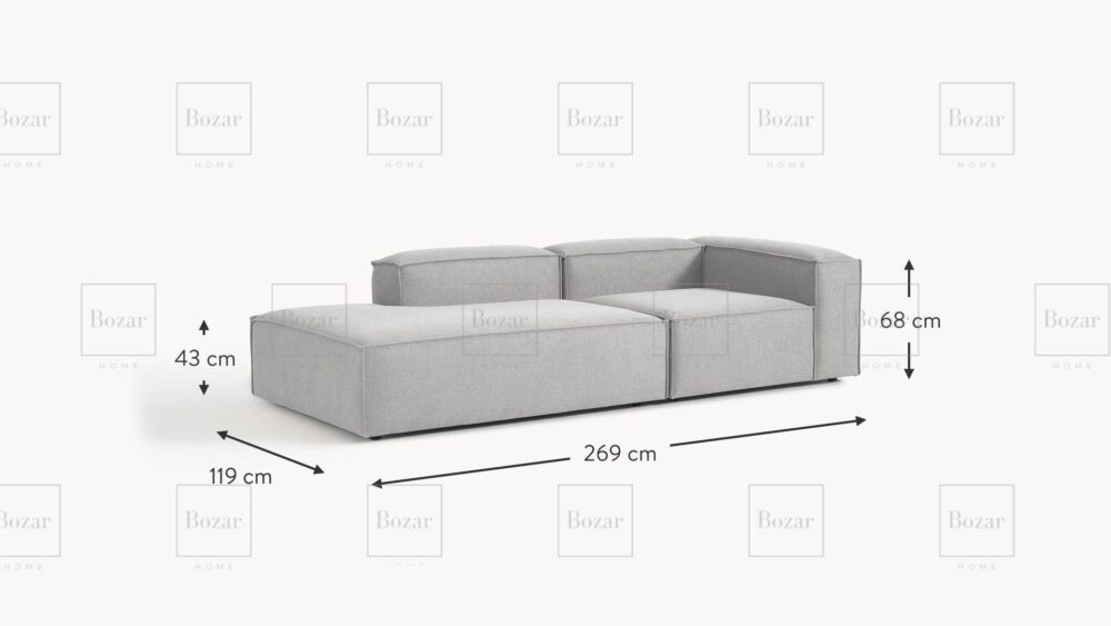 Canapé modulaire Miami Gris – Image 3