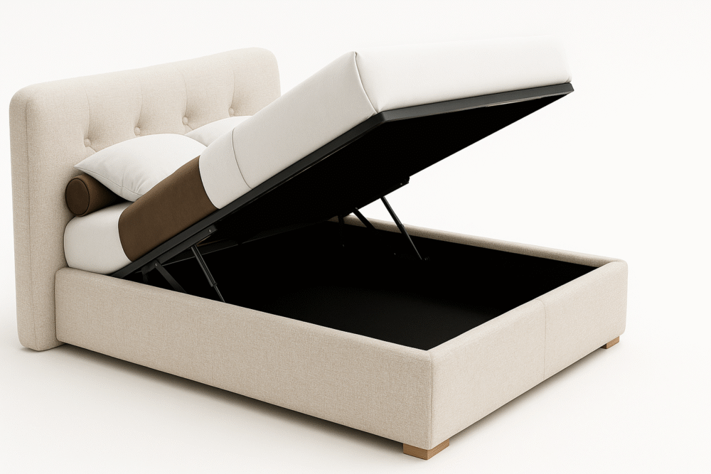 Lit Rever Simple Rangement Bouclette 160/200 (Réf w-6) (Casa) – Image 2