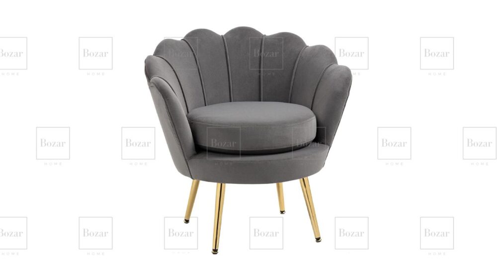 Fauteuil Lotus Gris