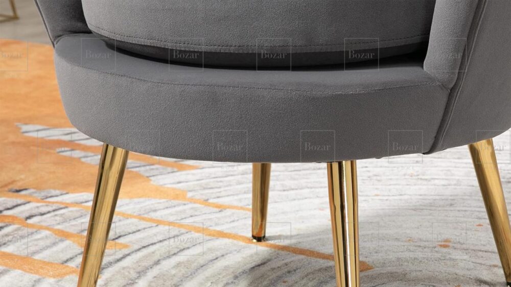 Fauteuil Lotus Gris – Image 4