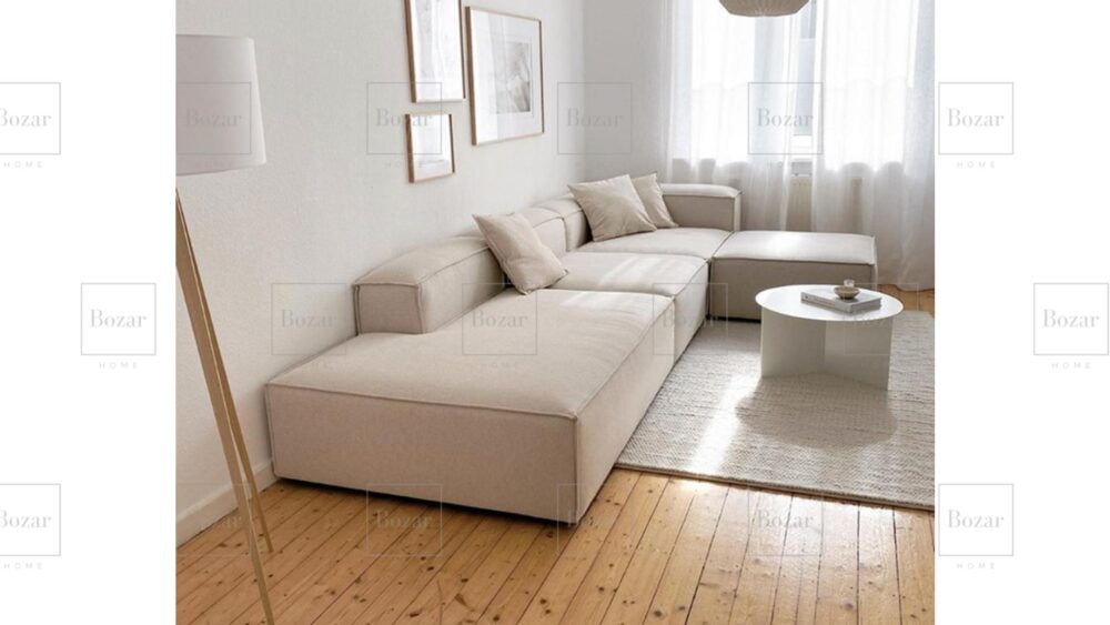 Canapé d'angle modulable Miami Gris – Image 3