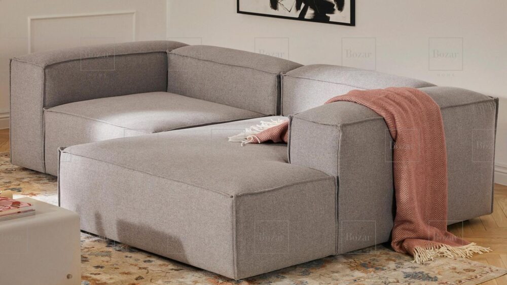 Canapé d'angle modulable Miami Gris – Image 3
