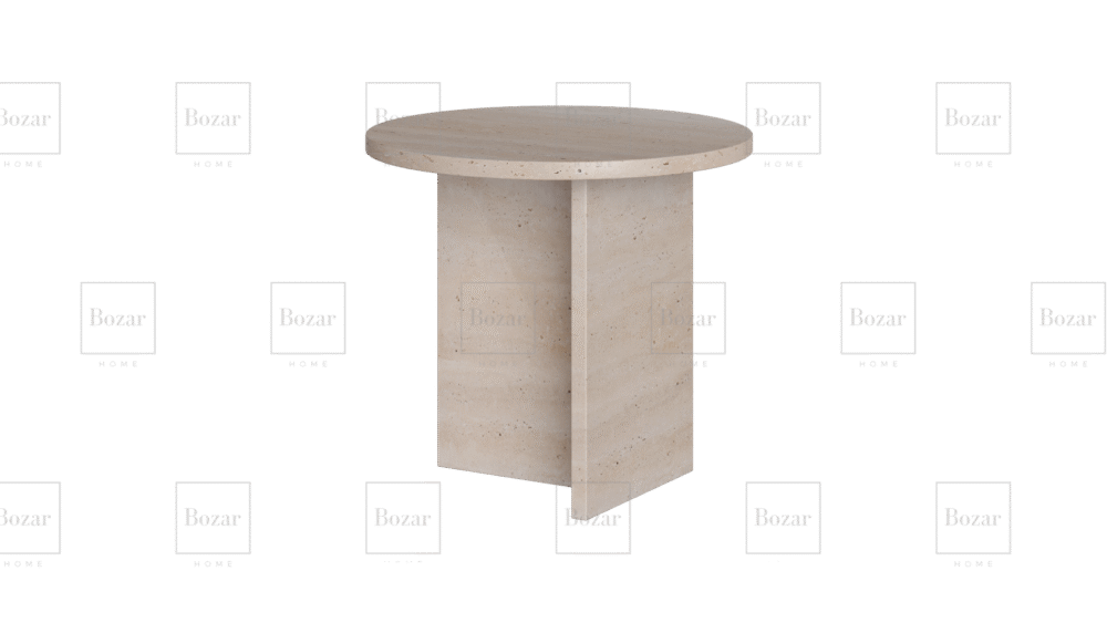 Table d'appoint Travertin Palais