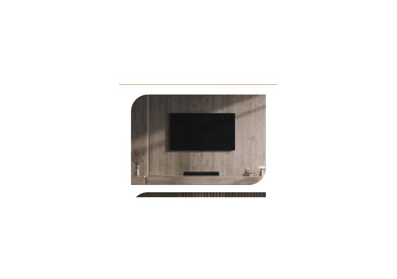 Meuble TV avec habillage Pack Luxury 02