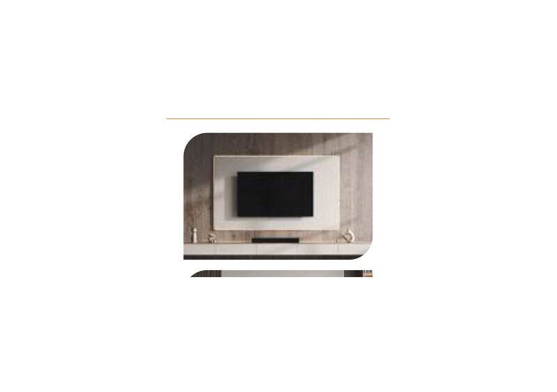 Meuble TV avec habillage Pack Luxury 03